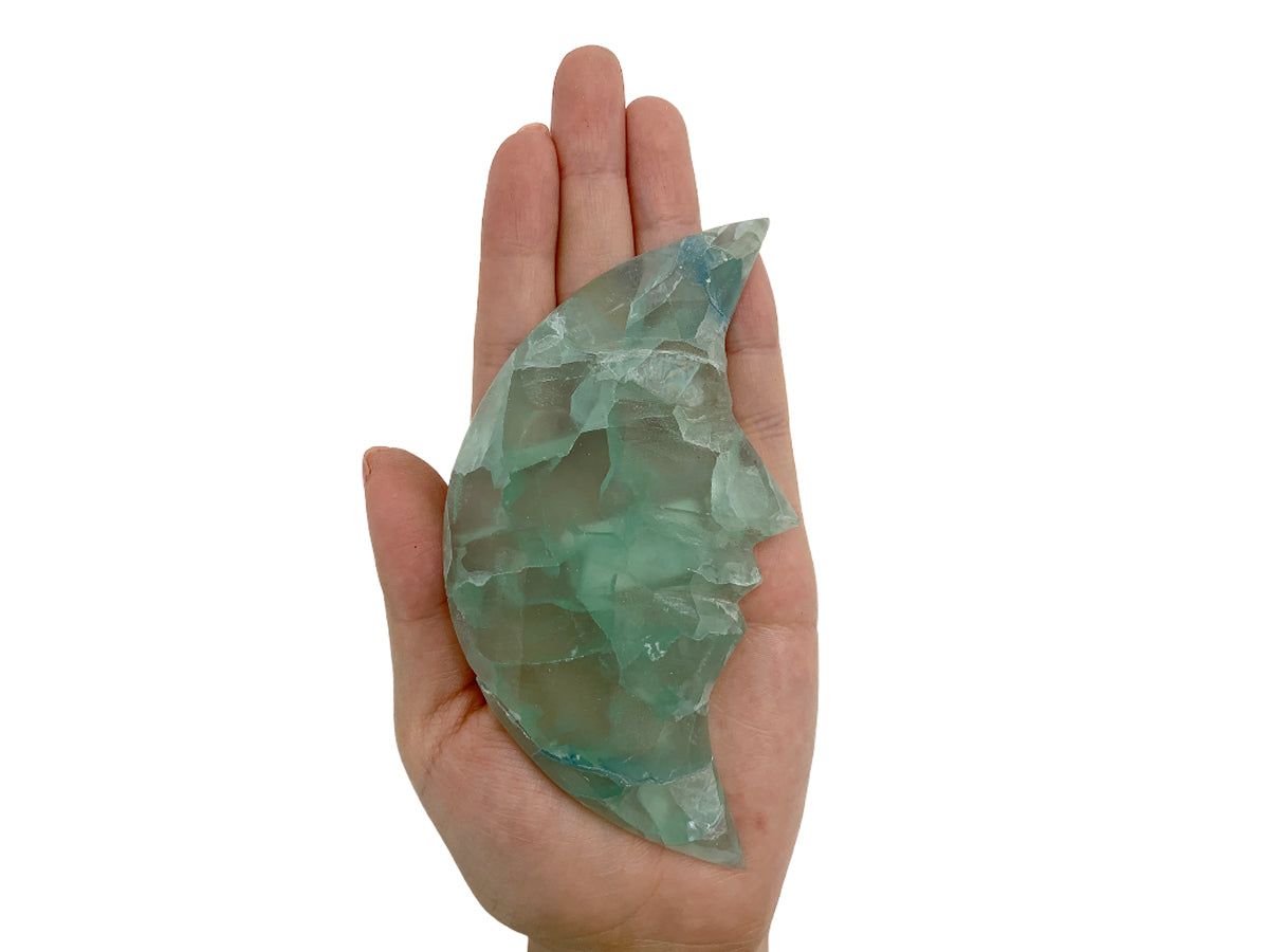 Fluorite Half Moon Face