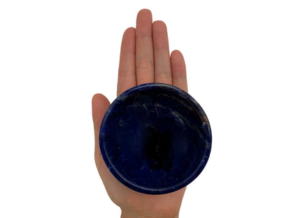 Sodalite Circular Snack Bowl Polished 8X8.5X3 Cm