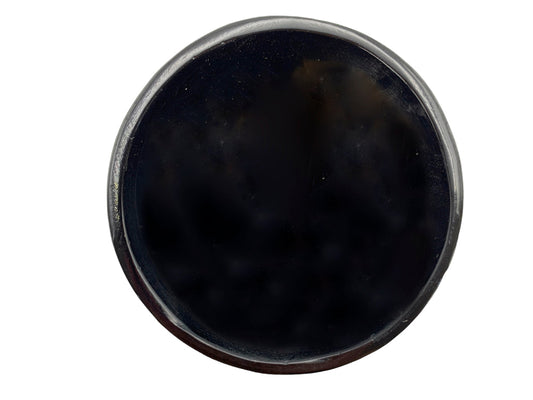Black Onyx Circular Snack Bowl Polished 8X8.5X3 Cm