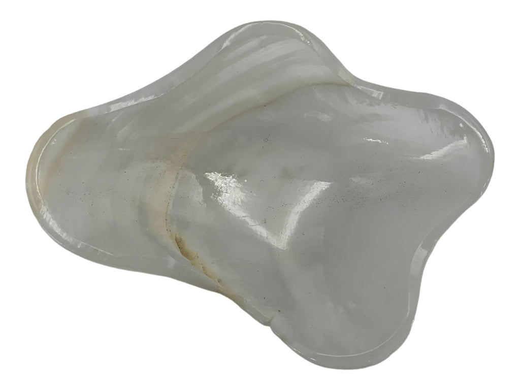 White Onyx Irregular Snack Bowl Polished 9-12 ~5 Cm