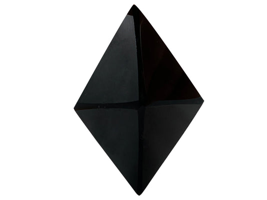 Black Obsidian Rhombus Polished 3 Cm