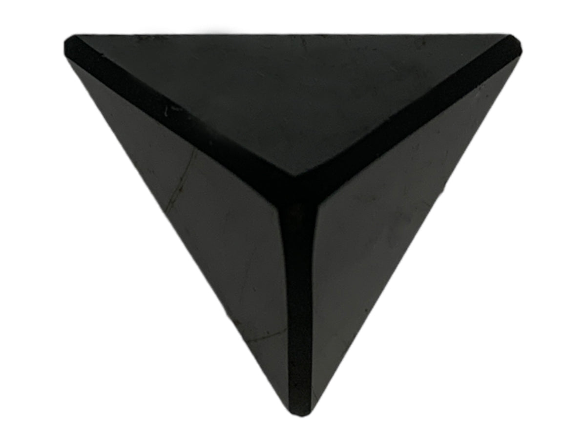 Black Obsidian Triangle Polished 3 Cm