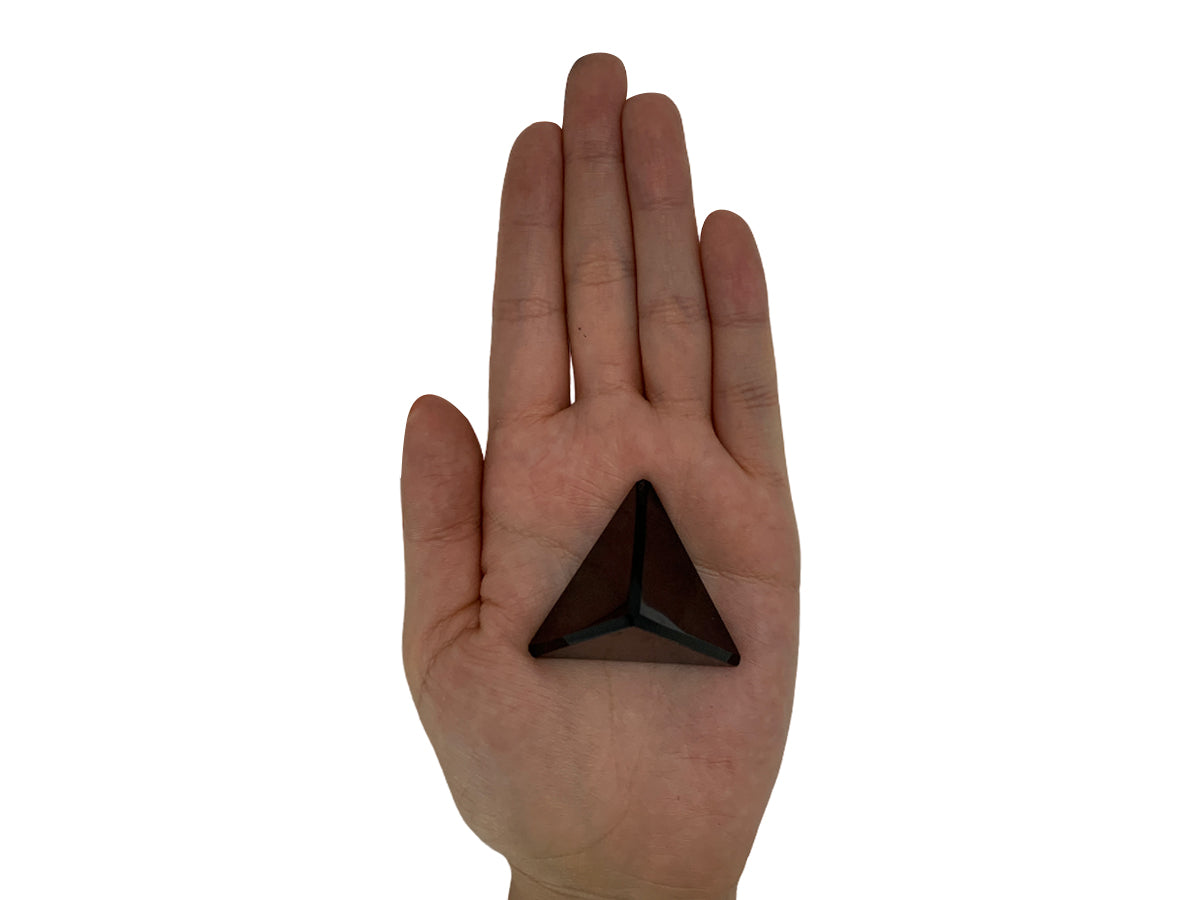 Black Obsidian Triangle Polished 3 Cm