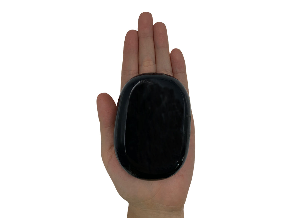 Black Obsidian Soap Polished 7 Cm