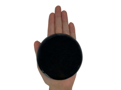 Black Obsidian Biscuit Polished 8 Cm