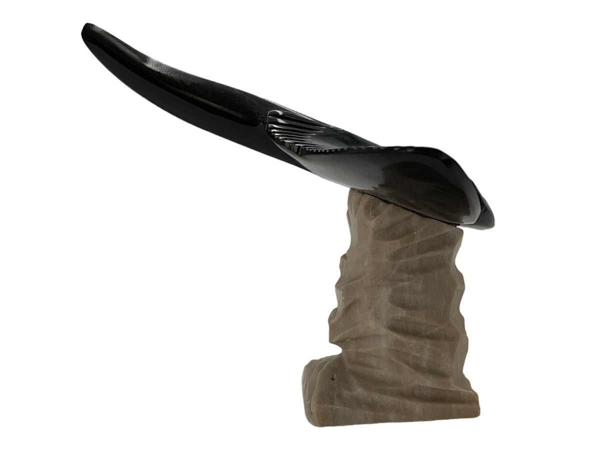Black Onyx Stingray On Base