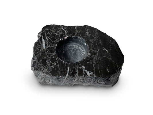 Black Marble Candleholder (.500g-1kg)