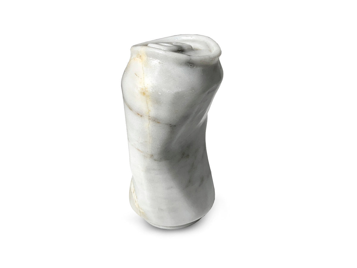 Marble Smashed Soda Can (7x7x12cm)