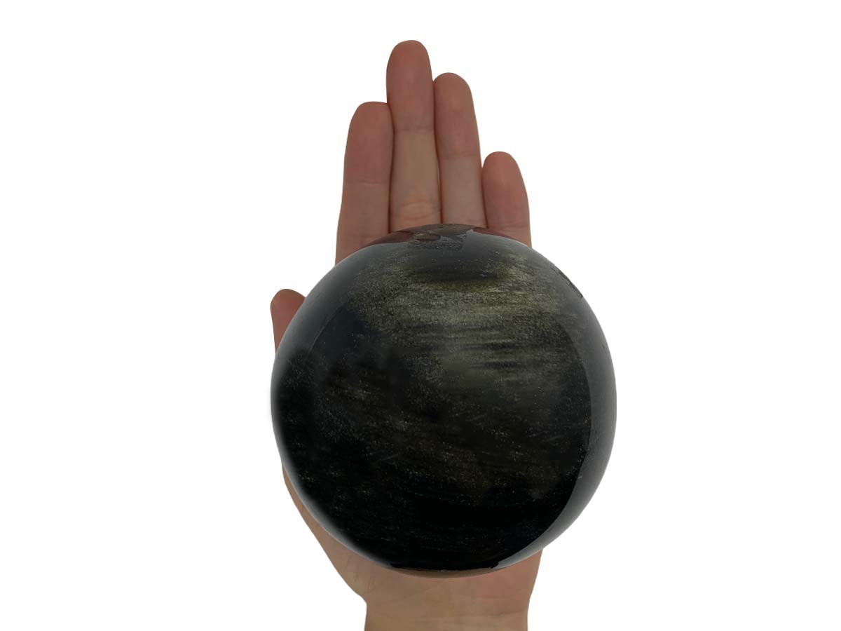 Mixed Golden Obsidian Sphere