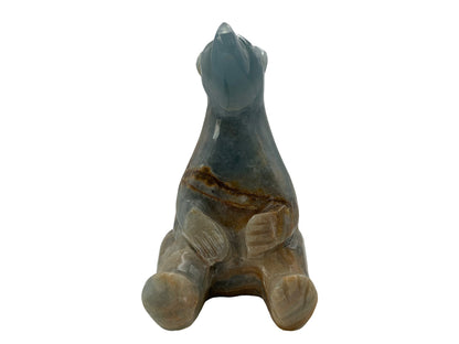 Blue Onyx Sitting Polar Bear