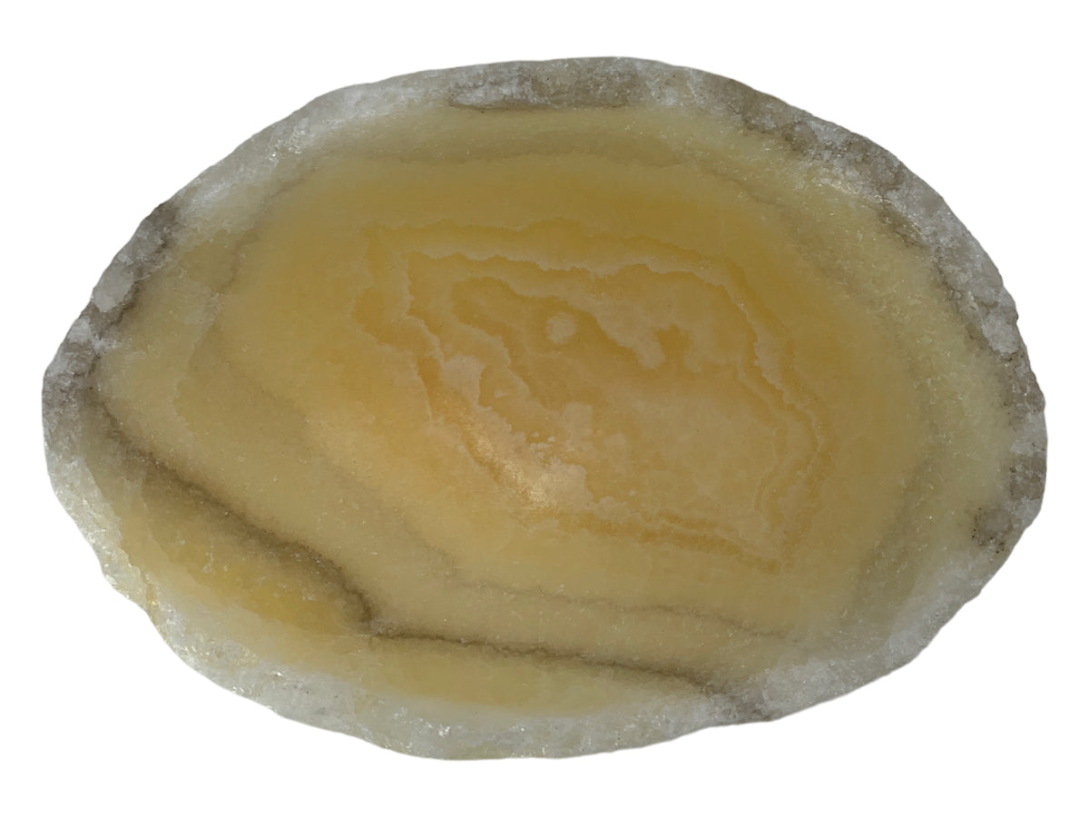 Honey Onyx Irregular Snack Bowl 12-15~7Cm