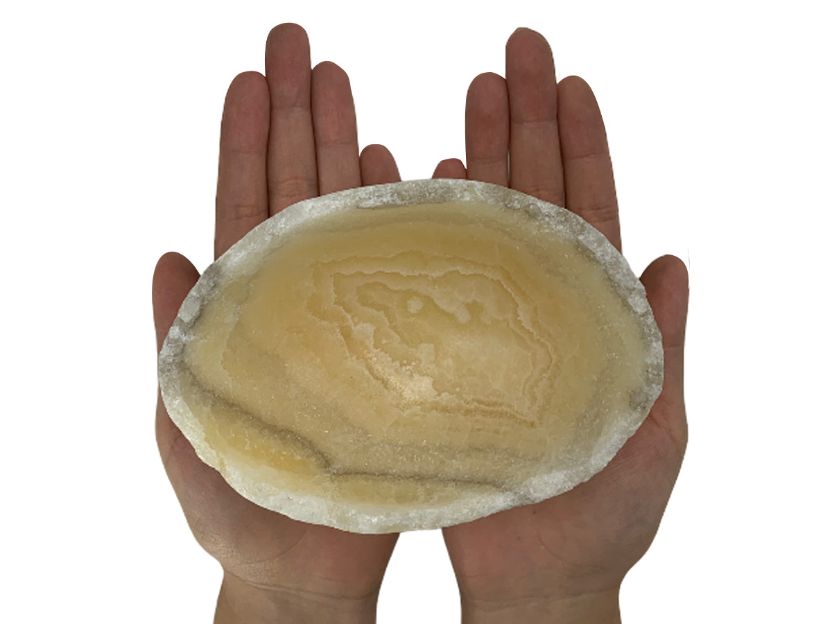 Honey Onyx Irregular Snack Bowl 12-15~7Cm