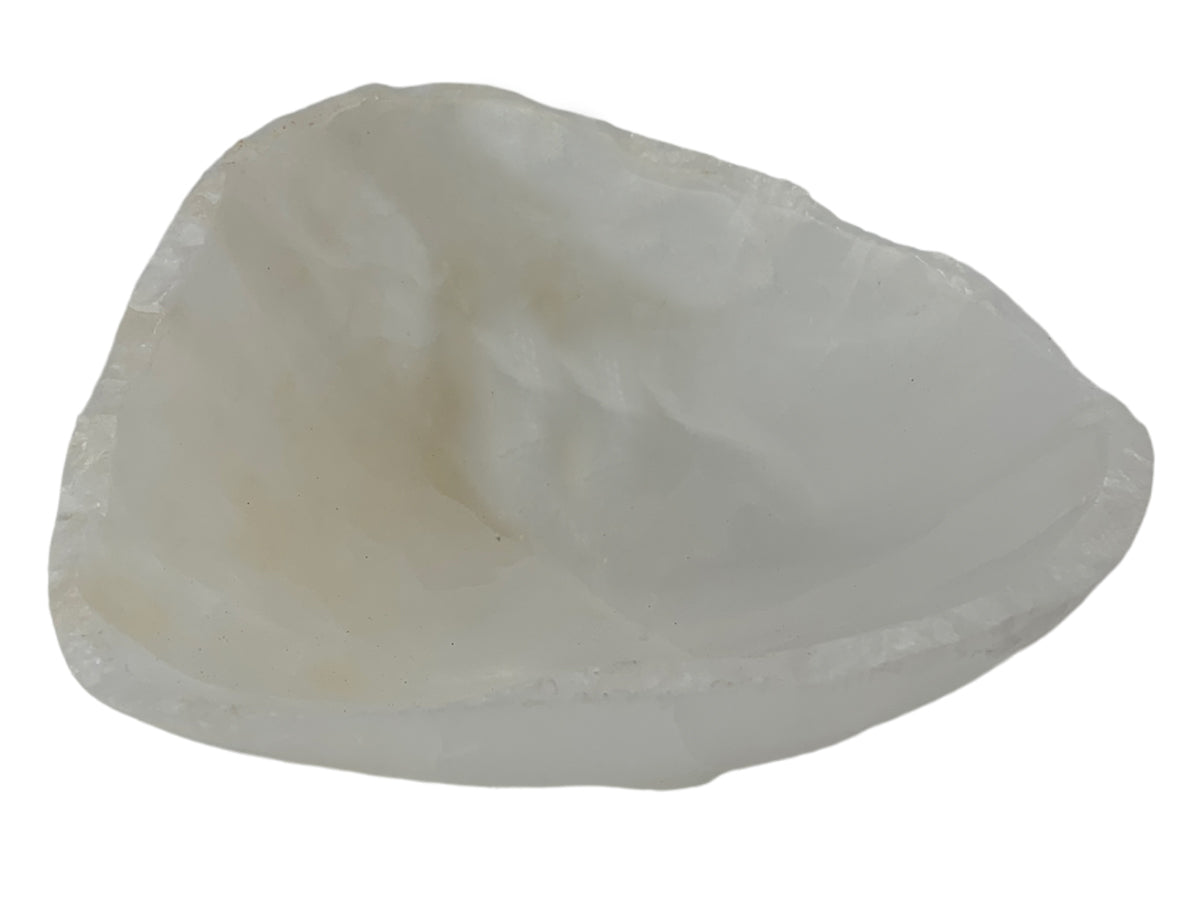White Onyx Irregular Snack Bowl Polished 12-15 ~7Cm