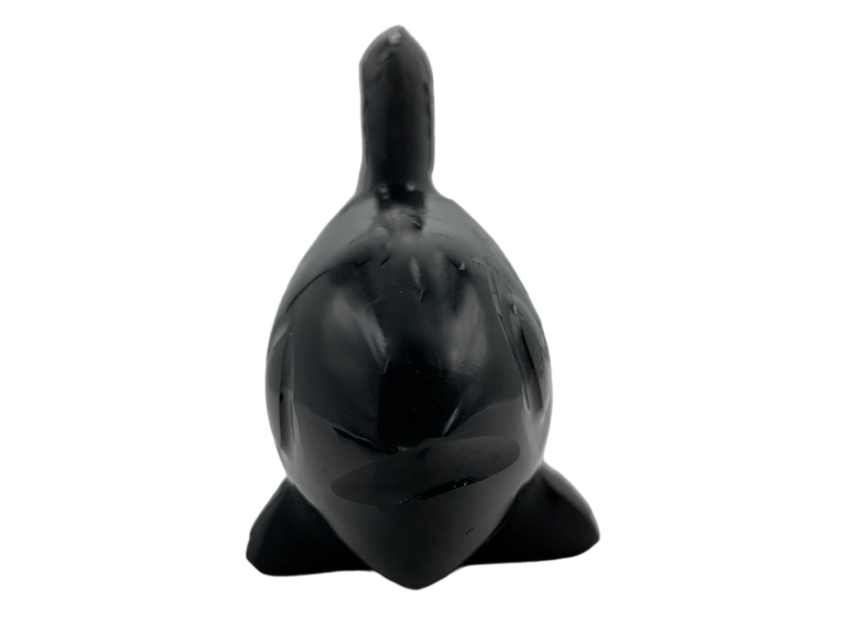 Black Obsidian Fish Polished 11X4X6 Cm