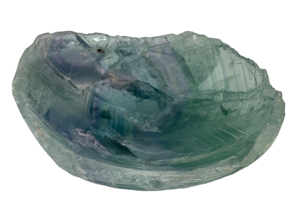 Fluorite Irregular Snack Bowl Polished 11-13 ~ 3-6 Cm