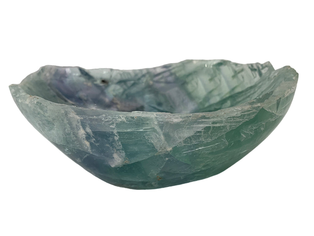 Fluorite Irregular Snack Bowl Polished 11-13 ~ 3-6 Cm