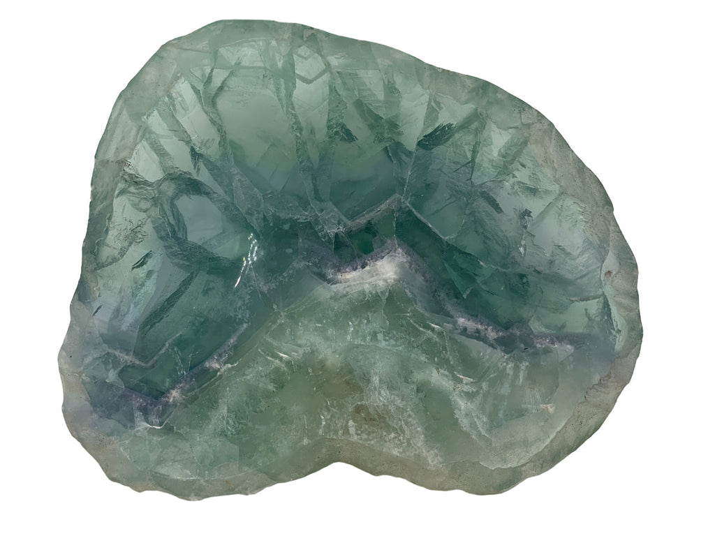 Fluorite Irregular Snack Bowl Polished 14-16 ~ 3-6 Cm