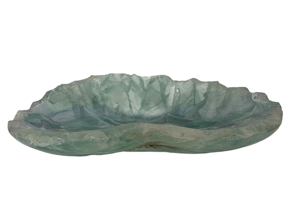 Fluorite Irregular Snack Bowl Polished 14-16 ~ 3-6 Cm