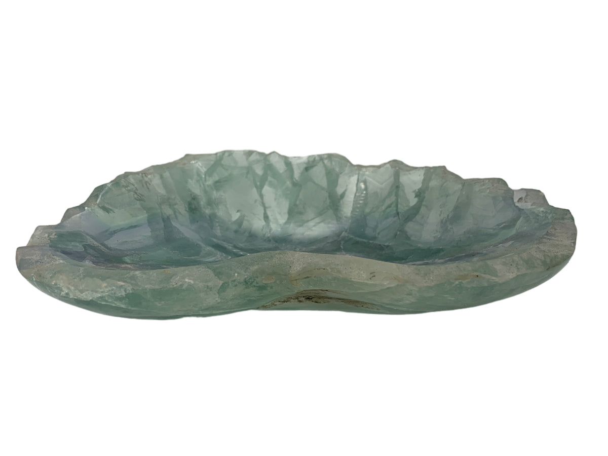 Fluorite Irregular Snack Bowl Polished 14-16 ~ 3-6 Cm
