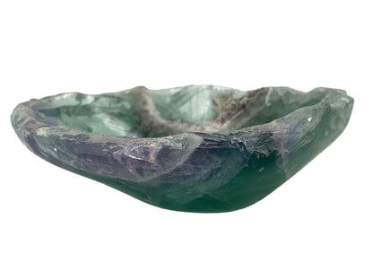 Fluorite Irregular Snack Bowl Polished 17-19 ~ 3-6 Cm