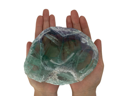 Fluorite Irregular Snack Bowl Polished 17-19 ~ 3-6 Cm