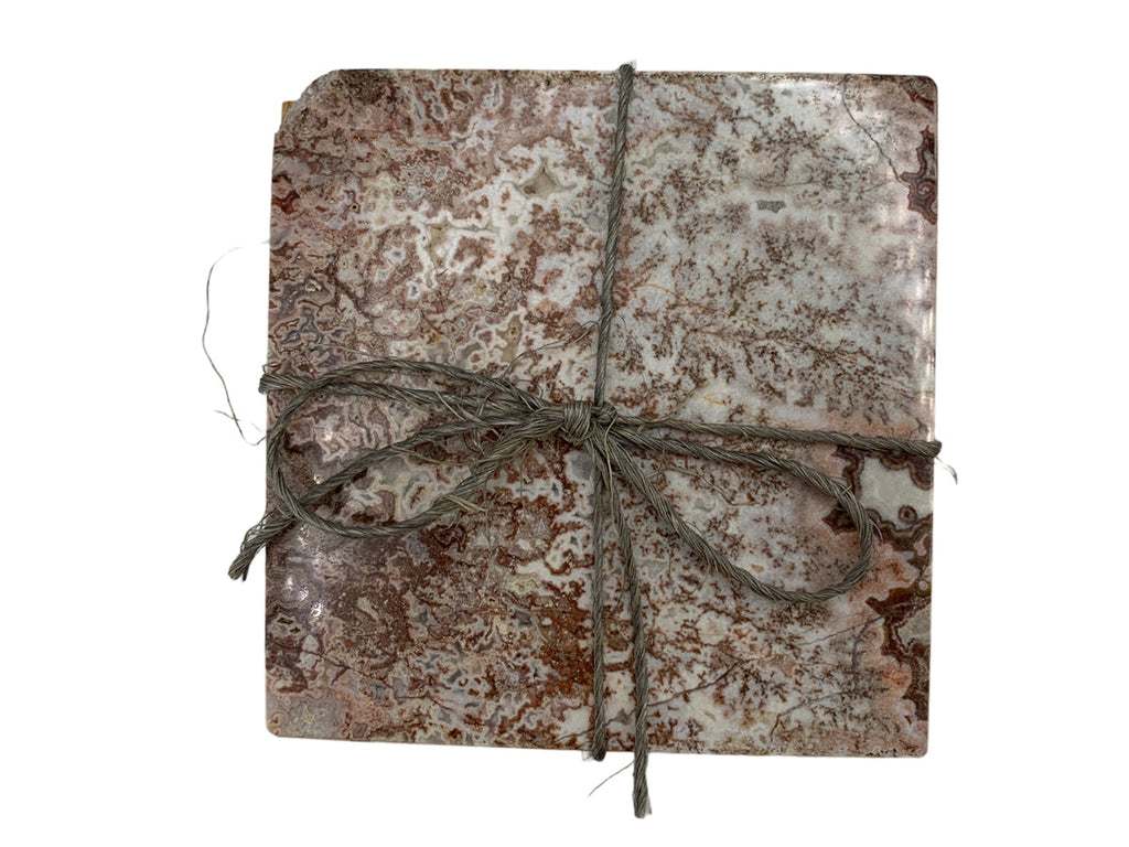 Red Jasper Square Coaster