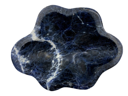 Sodalite Irregular Bowl  13X17X5 Cm