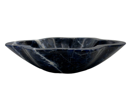 Sodalite Irregular Bowl  13X17X5 Cm