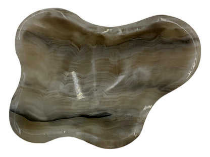 Gray Onyx Irregular Snack Bowl  9-12~5 Cm