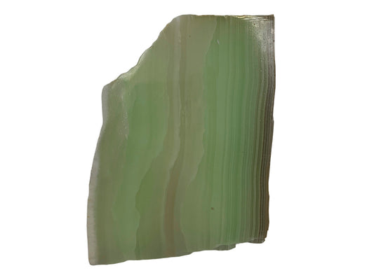 Green Onyx Irregular Slice  By Kilo