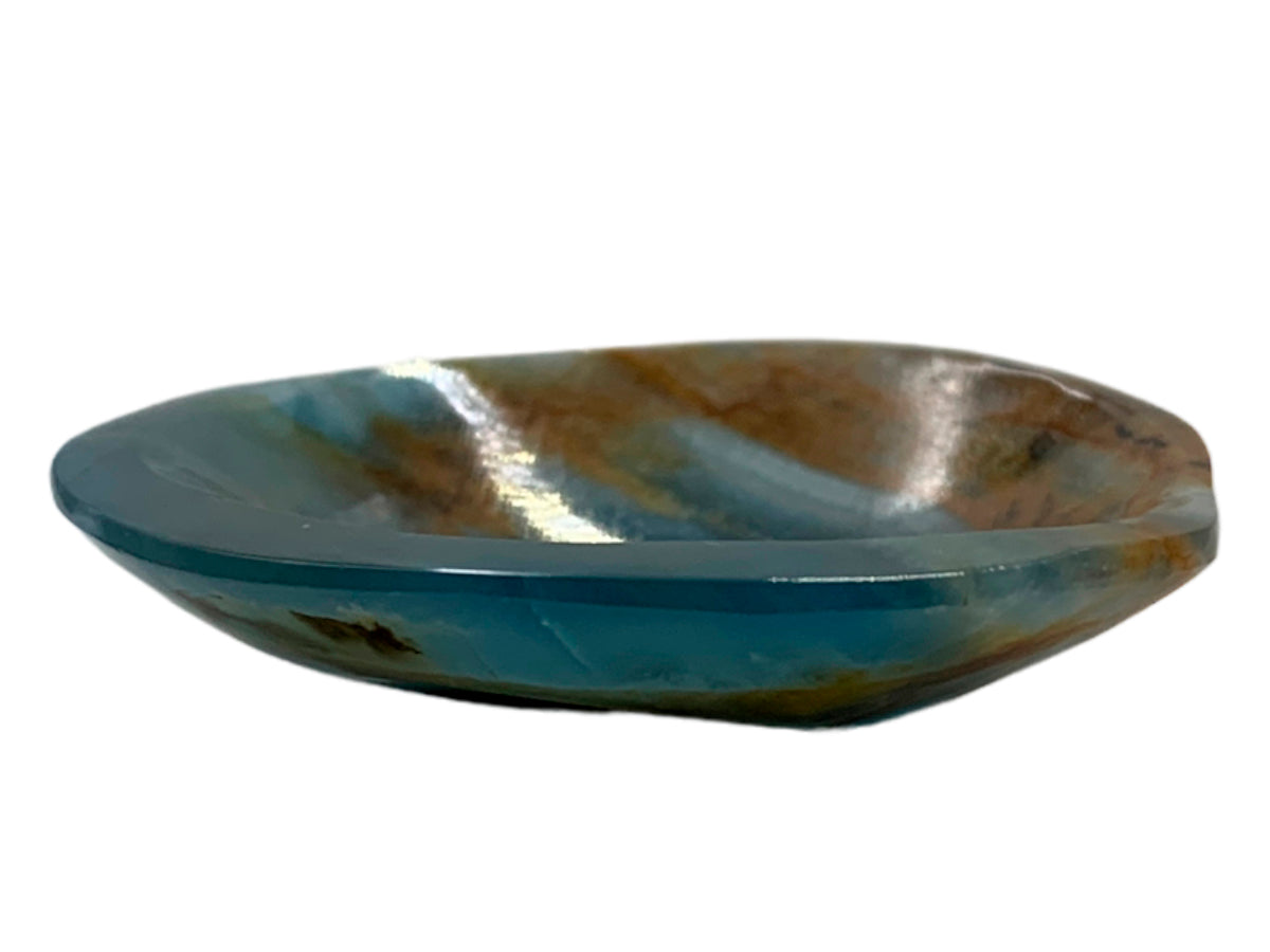Blue Onyx Irregular Snack Bowl  5-8 Cm