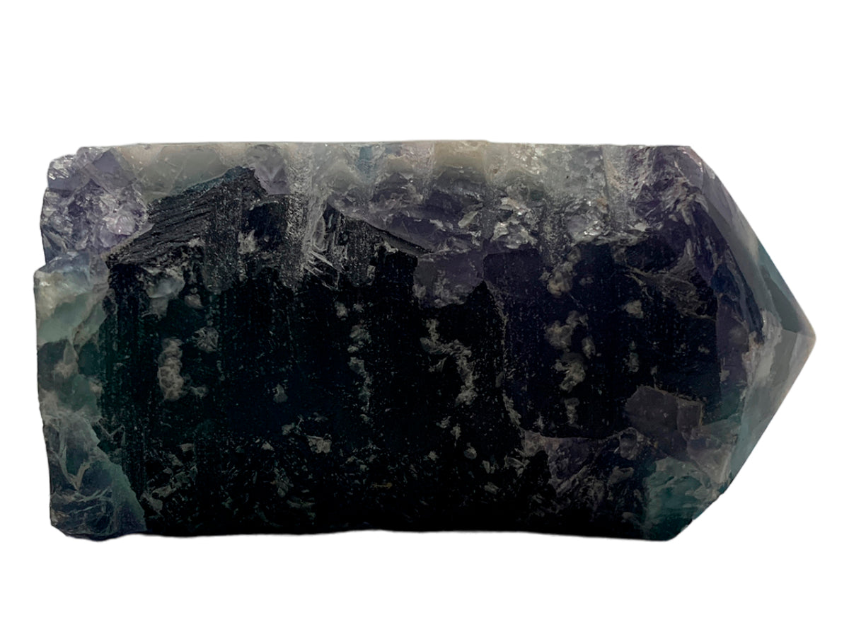 Free Shape Fluorite Rustic Wet Look Points  4.50-8.50Cm By Kilo