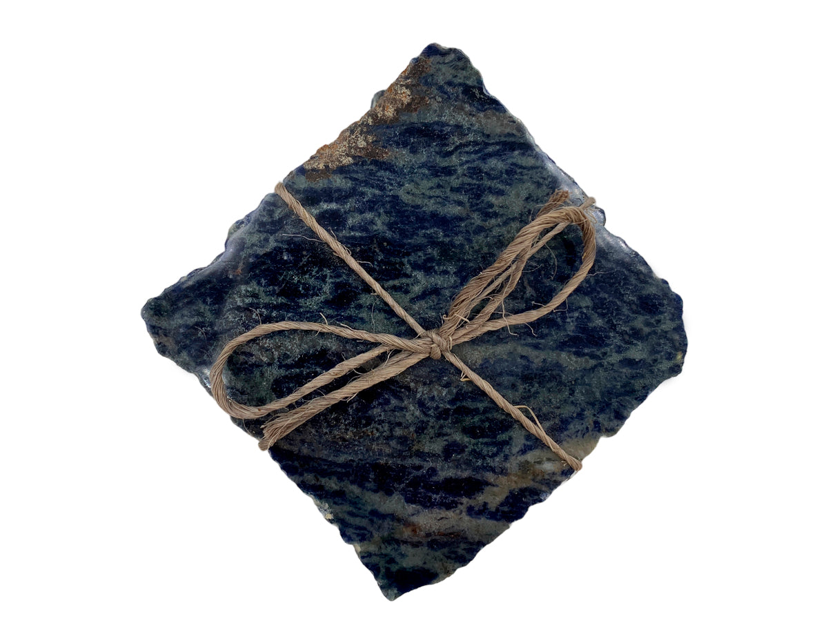 Sodalite Square Coaster Set