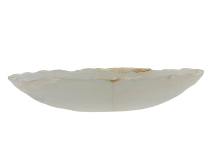 White Onyx Irregular Bowl 25X10X5 Cm