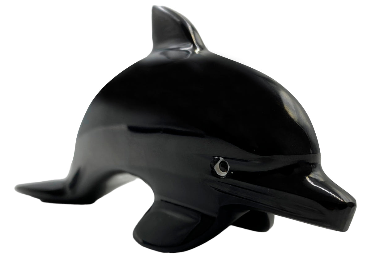 Black Marble Dolphin