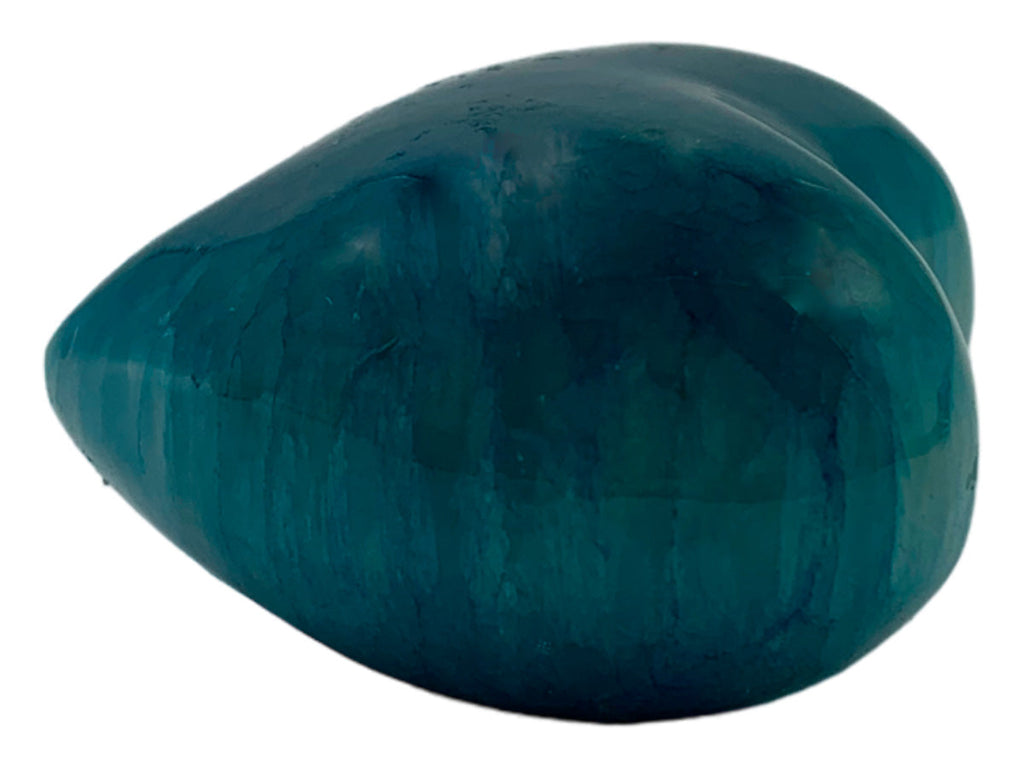 Blue Pigmented Onyx Heart