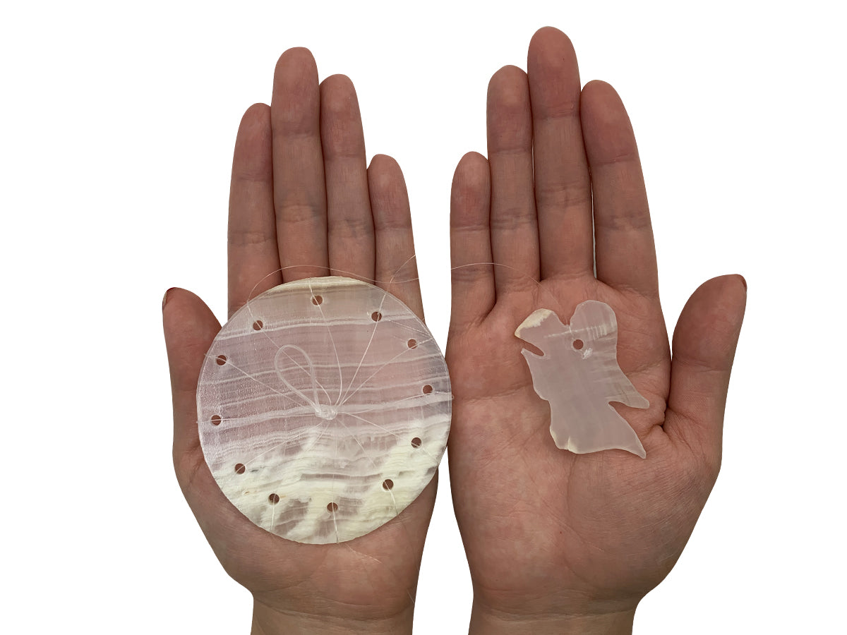 Angel Wind Chime White Onyx