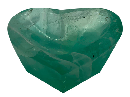 Fluorite Carved Heart Bowl