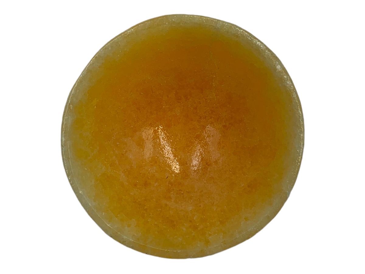 Orange Calcite Circular Snack Bowl  8X8.5X3 Cm