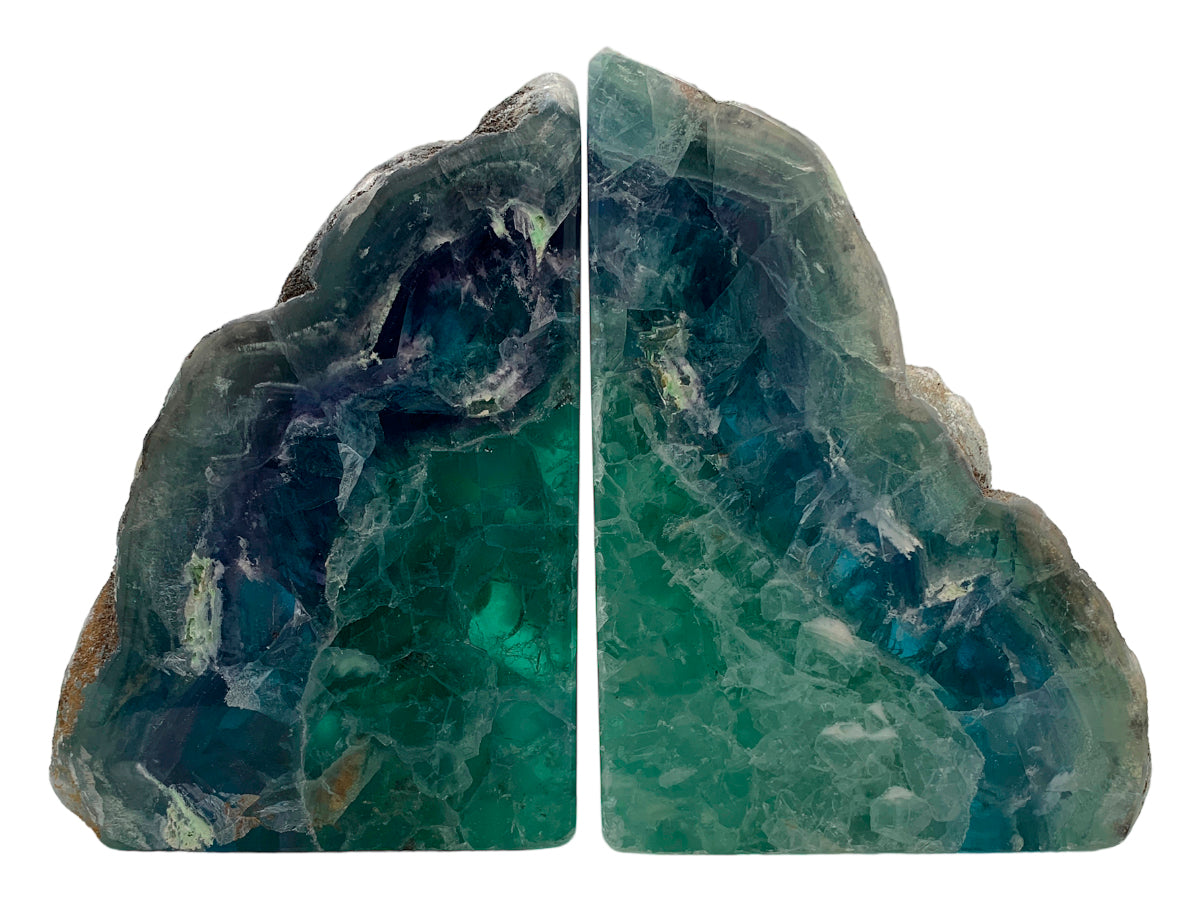 Fluorite Bookend Rustic Edge Extra Quality  3.7 - 4.5 Kgm