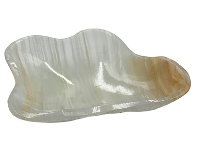 White Onyx Irregular Snack Bowl  13-17~5 Cm