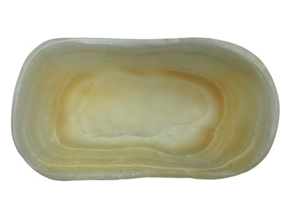 Amber Onyx Irregular Snack Bowl  17-20 ~7 Cm