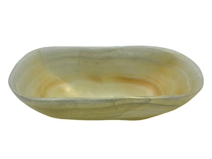 Amber Onyx Irregular Snack Bowl  17-20 ~7 Cm