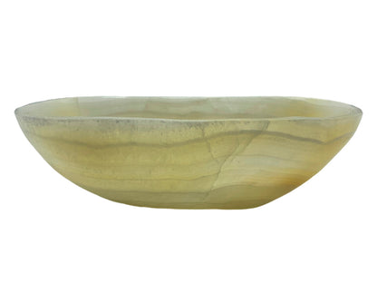 Amber Onyx Irregular Snack Bowl  17-20 ~7 Cm