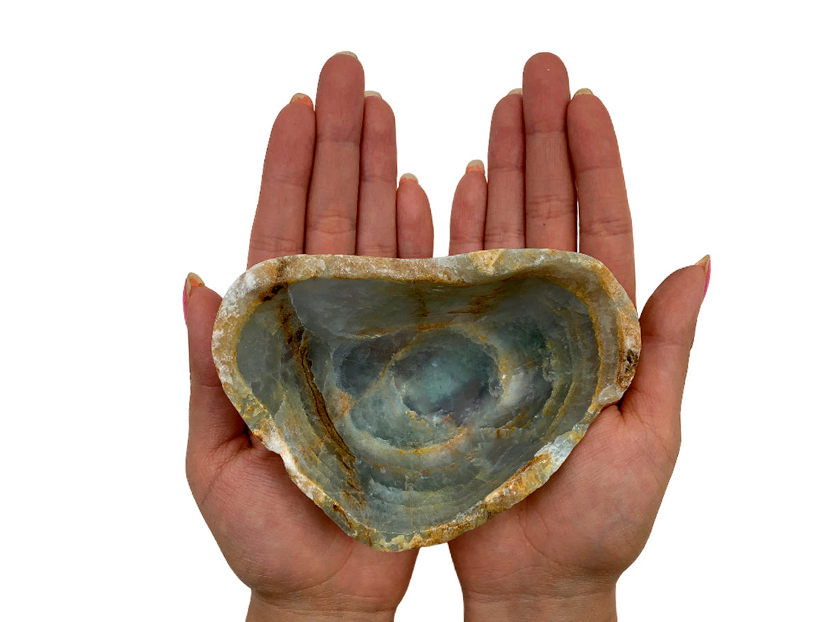 Blue Onyx Irregular Snack Bowl  13-15 ~ 5 Cm