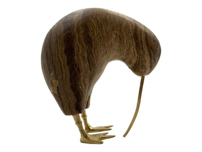 Brown Onyx Kiwi Bird