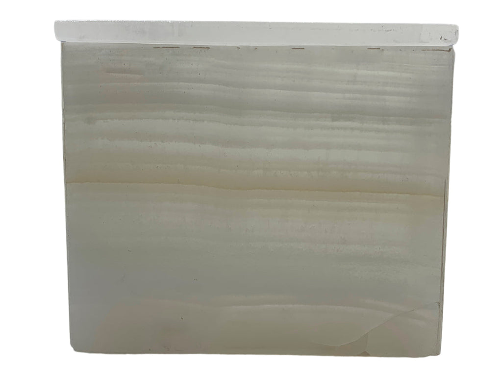 White Onyx Jewelry Box  15X15X10 Cm