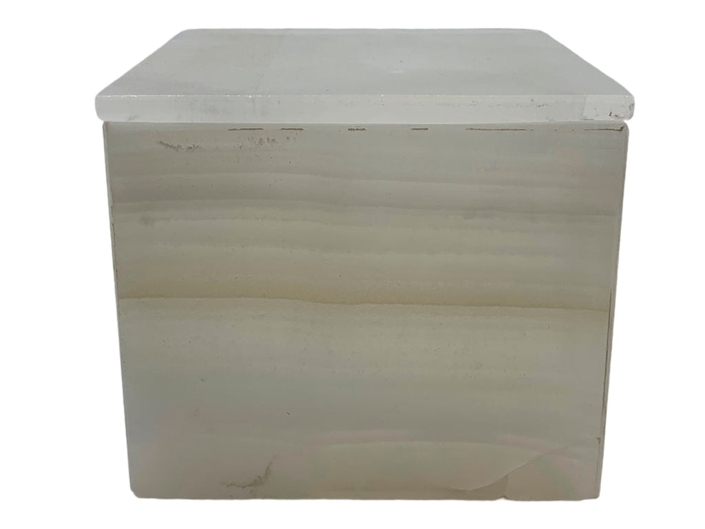 White Onyx Jewelry Box  15X15X10 Cm