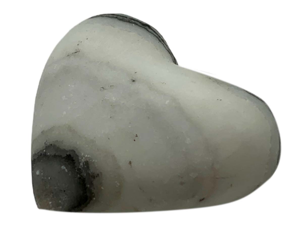 Zebra Calcite Heart