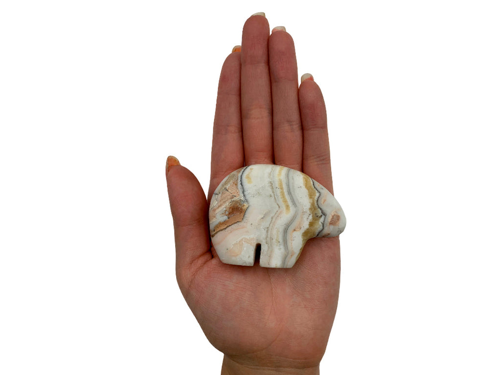 Zebra Calcite Flat Polar Bear